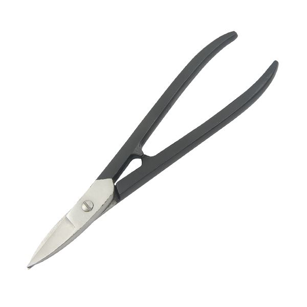 Nůžky na plech s otevřenou rukojetí, rovné, 180 mm