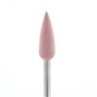 Silikonový plamínek montovaný 5,5x15,5 mm, růžový, extra jemný