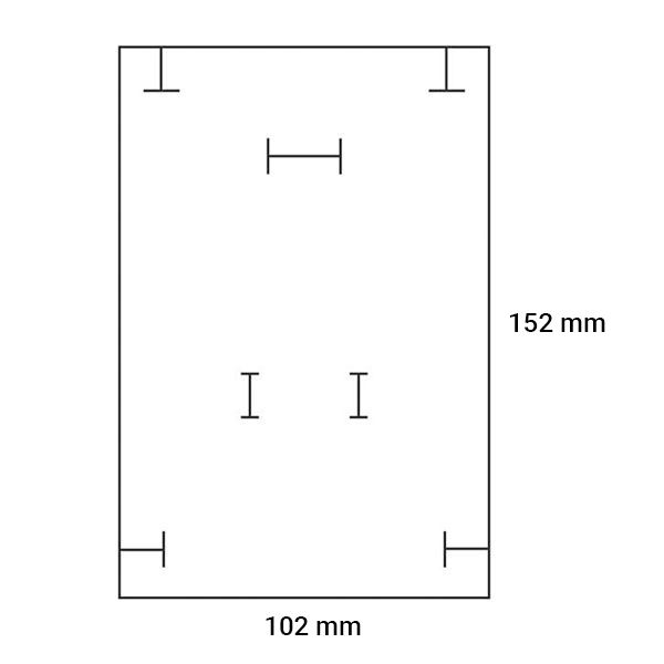 TINA souprava 102x152 mm - HNĚDÁ