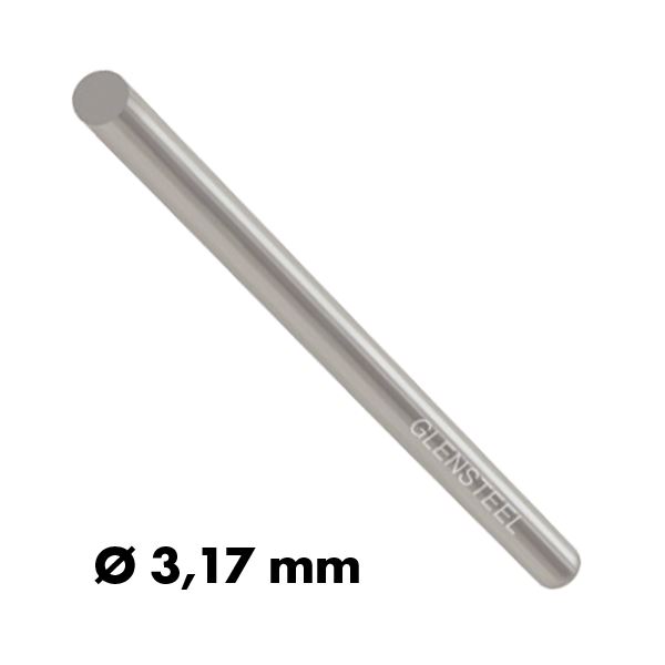 GRS Rýtko GlenSteel kulaté pr. 3,17 mm, polotovar