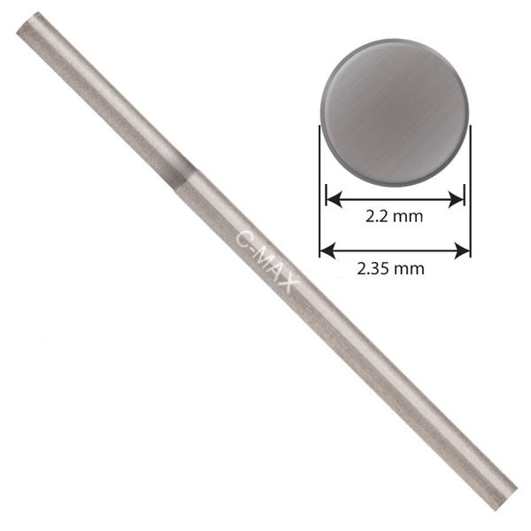 GRS Rýtko C-Max stupňovité kulaté pr. 2,20 mm, hrot 15 mm, polotovar