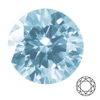 Syntetický spinel AQUAMARINE, pr. 1,25 mm
