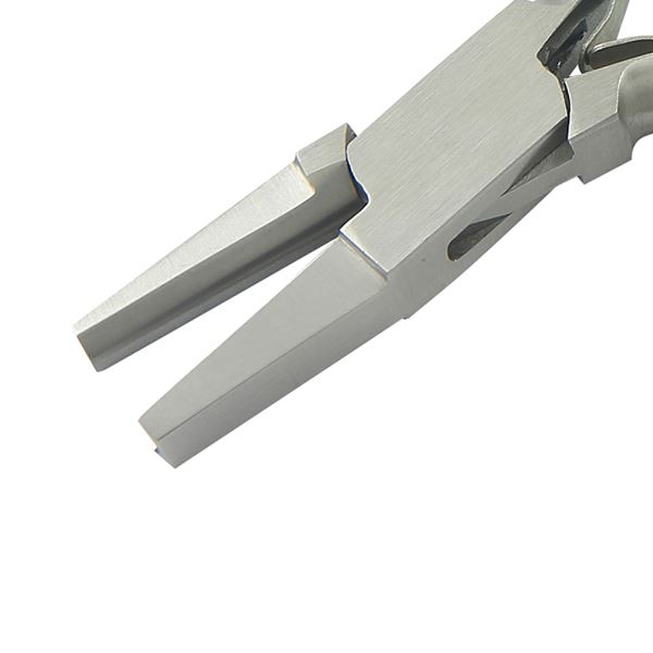 Kleště tvarovací šínové půlkulaté s drážkou, izolované, 130 mm