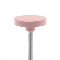 Silikonový kotouček montovaný 15x2,5 mm, růžový, extra jemný