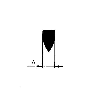 Rýtko špičaté Vallorbe HSS č.1 - 1,78 mm