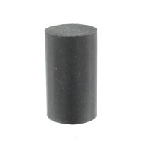 Silikonový válec 12x20 mm, černý, střední