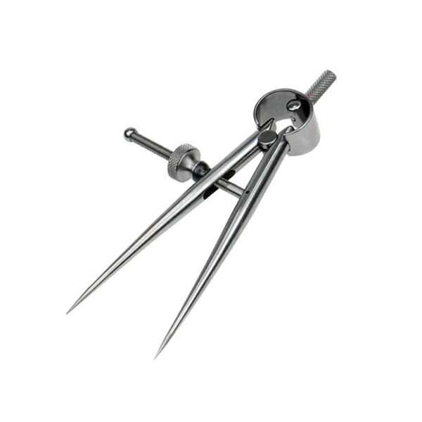 Ocelové kružítko Starrett s aretací, 76,2 mm