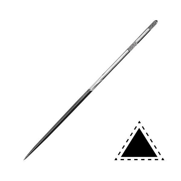 Pilník jehlový trojhran, 140 mm, hr.1