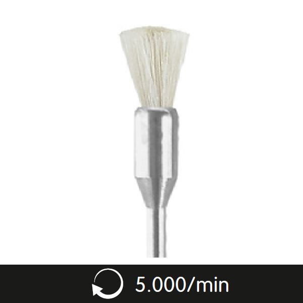 Mini štěteček kozí chlup, montovaný