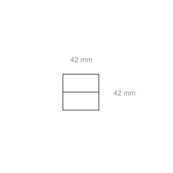 IDA prsten 42x42 mm - BURGUNDY