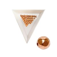 Fazetované měděné korálky 2,4 mm (KF2), cca 36 ks