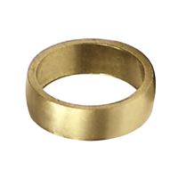 Mosazný cvičný prsten, klenutý, šířka 5,6 mm