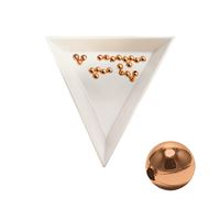 Kulička měděná leštěná 4,0 mm (K40), cca 22 ks