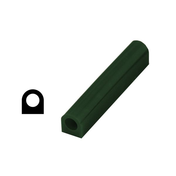 Vosková forma kulatá dutá zelená pečetní