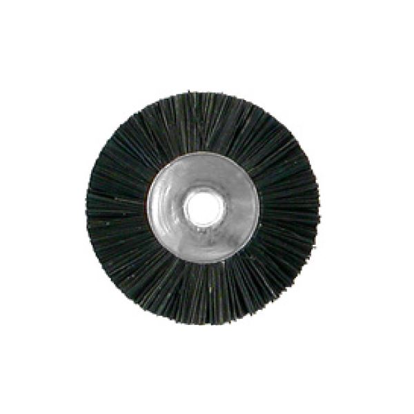 Mini kotouček žíněný, tvrdý, černý, montovaný, pr. 21 mm