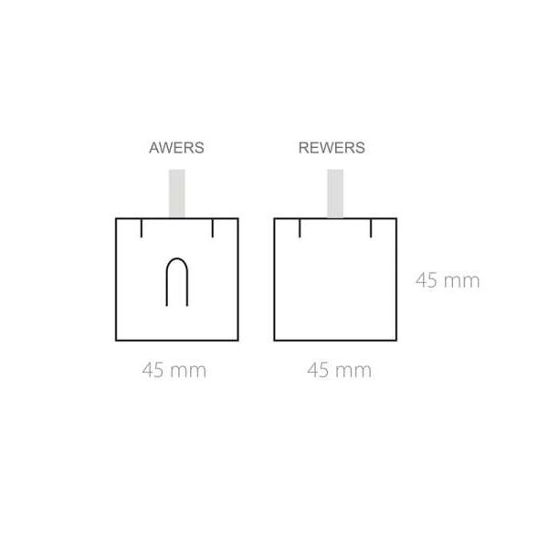 VIVA prsten, náušnice 60x60 mm, LED