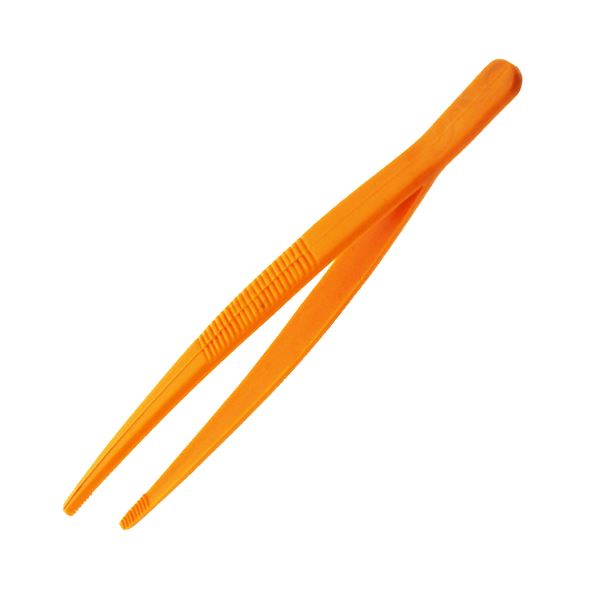 Pinzeta plastová oranžová, 145 mm