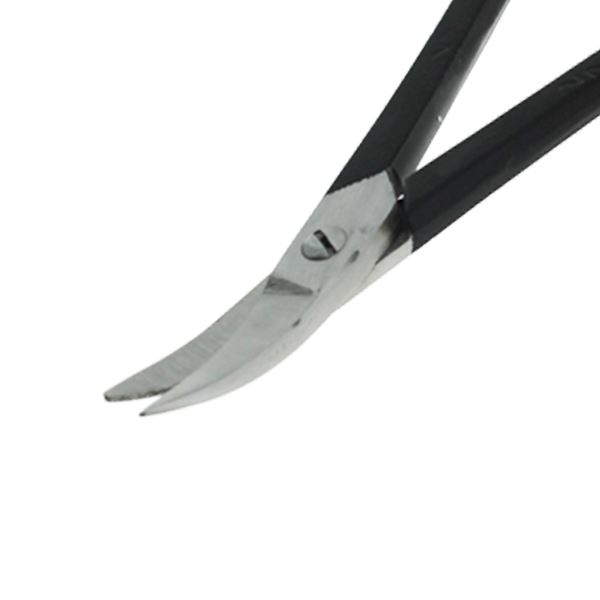Nůžky na plech s uzavřenou rukojetí, zahnuté, 170 mm