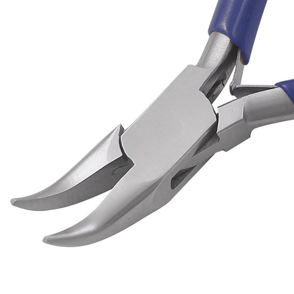 Kleště špičaté zahnuté, izolované, 130 mm