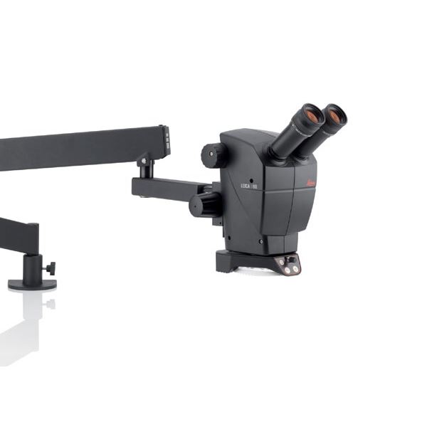Mikroskop Leica A60 s LED a stojanem s ohebným ramenem