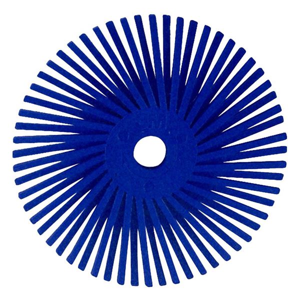 3M radiální štětinový disk 19 mm, hrubost 400 (modrý)