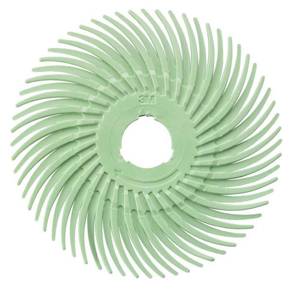 3M radiální štětinový disk 76 mm, hrubost 14000/1 µm (sv. zelený)