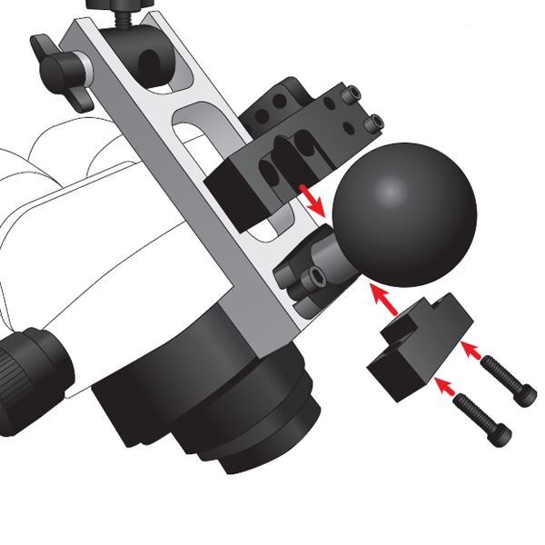 Kamerový držák s kulovým kloubem GRS pro stojan Acrobat