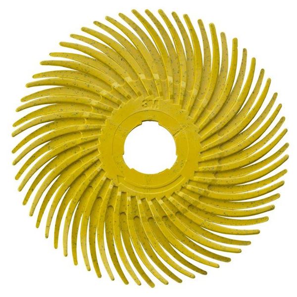 3M radiální štětinový disk 76 mm, hrubost 80 (žlutý)