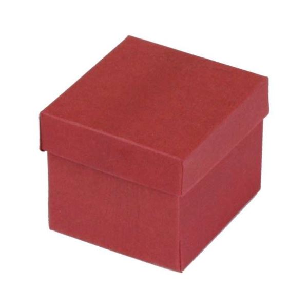 SATIN prsten 45x45 mm - BORDÓ