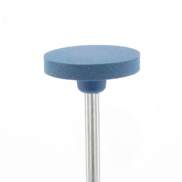 Silikon-karbidový kotouček montovaný 15x2,5 mm, modrý, hrubý