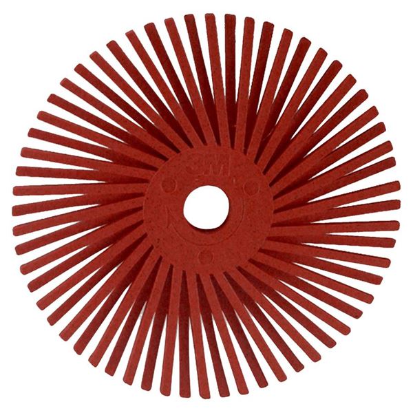 3M radiální štětinový disk 19 mm, hrubost 220 (rudý)